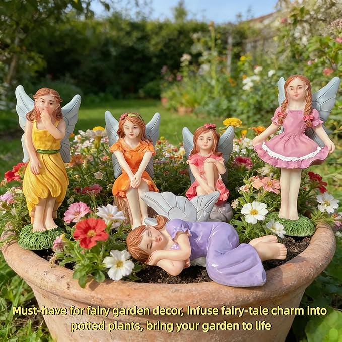 Fairy Figurines, Fairy Garden,Fairy Garden Accessories,Fairies Figurines,Fairy Garden Figurines,Fairies for Fairy Garden,Garden Fairies,mini Fairy Figurines,Fairy Garden Fairies