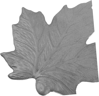 Garden Maple Leaf Design Cast Iron Pathway Decor for Outdoor Walkway for Lawn and Garden Decoration