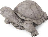 Turtle Decor, Outdoor Turtle Statue, Dark Gray, No Assembly Required