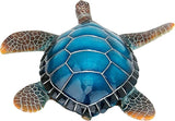 Large Blue SEA Turtle Statue