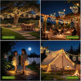 Solar Lights Outdoor, 2-Pack Decorative Strawberry Solar Garden Lights, Waterproof Outdoor Solar Lights for Patio Decor, Yard & Landscape, 20 LED Creative Hanging Fruit Lanterns for Garden Decor