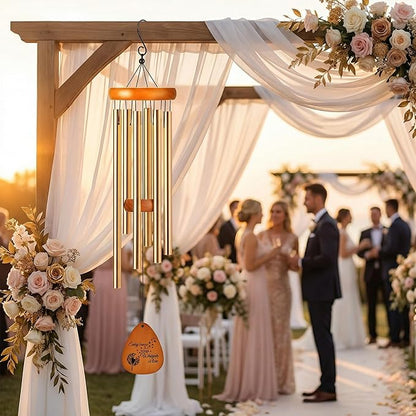 Wedding Gifts for Couple Wind Chimes, Engagement Wedding Registry Items Gifts for Couples 2026 Newlyweds, Bridal Shower Gift for Bride, Anniversary, Registry Gift for Couple