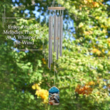 Large Aluminium Wind Chimes 20.5" Inches Sea Conch Shell Starfish Turtle Wind Chimes for Outside Memorial Wind Chimes Sympathy Wind Chime for Outdoor Garden Patio Decoration