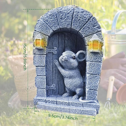 Cartoon Peeking Statue Creative Garden Accent Home Office Resin Art Sculpture Weather Garden Sculpture