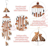 French Bulldog Wind Chime for Outside: Dog Gifts for Women Men, Metal Dog Wind Chime Yard Art, Soothing Home Garden Patio Outdoor Decor