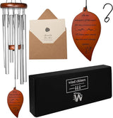 Best Memorial Wind Chimes for Outside - 32.5" Sympathy Wind Chimes Memorial Gifts for Loss of Loved One - in Remembrance Gifts - Best Bereavement Gift Idea for Loss of Loved One - Unique Funeral Gift