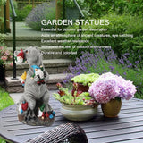 Outdoor Dinosaur Statue, Hand Crafted Ornament, Weather Resistant, Lifelike Appearance, Ideal for Garden Yard Patio Decor