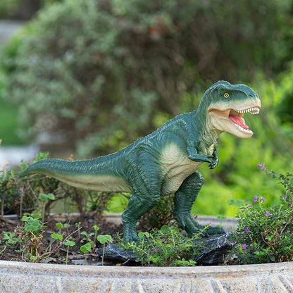 Dinosaur outdoor garden decoration, Tyrannosaurus rex statue yard decoration, outdoor decoration, courtyard art, lawn ornaments, dinosaur gifts, suitable for women/men/dinosaur enthusiasts as gifts