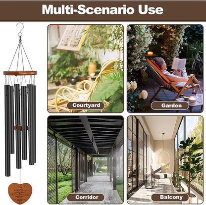 Memorial Gifts for Loss of Father,Windchimes in Memory of a Loved One Sympathy Gifts for Loss of Dad Memorial Wind Chimes for Loss of Father Remembrance Funeral Bereavement Gifts