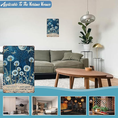 Dragonfly Wall Decor It's The Most Wall Art Decoration for Kitchen Metal Sign Home Bathroom 8 x 12 Inch