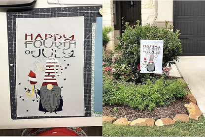 TOPFLAGS Sublimation Garden Flags Blank Garden Flag 12x18 Inch Double Side Custom Create Your Own Solid White Flag DIY Blanks Canvas Banner to Decorate