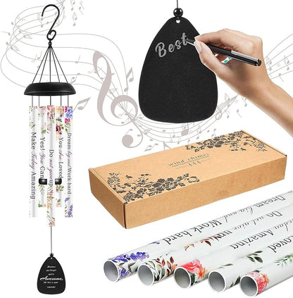 Sometimes You Forget You're Awesome Gifts for Women Large 32in Inspirational Wind Chimes Thank You Appreciation Gift for Mother's Day Graduation Boss Teacher Coworkers Employee Pastor Friend
