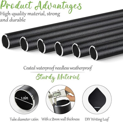 Large Wind Chimes for Outside Deep Tone,50" WindChimes Outdoors Unique Clearance Memorial Sympathy Wind Chimes for Loved one Mom Dad,House Warming Gifts New Home graden Decor (Black)