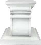 Design Toscano Jesus The Good Shepherd Religious Garden Statue (12 Inches Wide, 8 Inches Deep, 28 Inches High) and Classic Statuary Garden Plinth Base