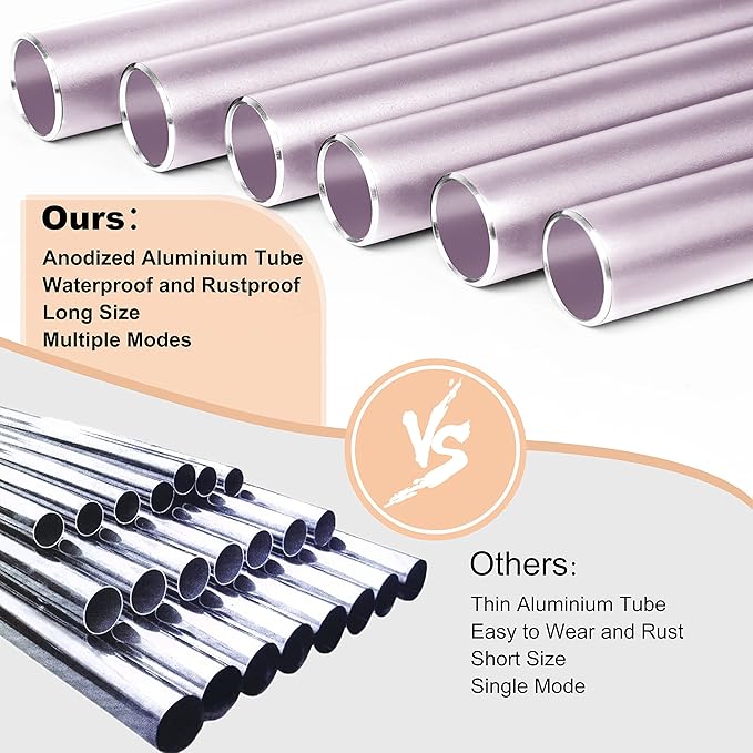 Bursvik Large Aluminium Wind Chimes 37 Inches to Create a Zen Atmosphere Suitable for Outdoor, Garden, Patio Decoration. Classic Wind Chimes with Wind Catcher Suitable as A Gift for Unisex(Purple)