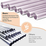 Bursvik Large Aluminium Wind Chimes 37 Inches to Create a Zen Atmosphere Suitable for Outdoor, Garden, Patio Decoration. Classic Wind Chimes with Wind Catcher Suitable as A Gift for Unisex(Purple)