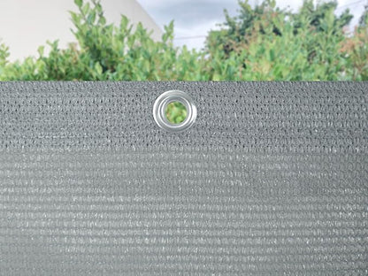 Alion Home Elegant Privacy Screen for Backyard Fence, Pool, Deck, Patio, Balcony, Outdoor Paneling and Outdoor Screening- Include Zip Ties (6 x 12 FT, Grey)