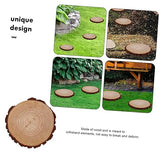 BESPORTBLE Garden Wooden for Outdoor Walkways Decorative Pathway Stones for Garden Landscaping and Lawn Decor