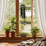 Wind Chimes for Mom - Birthday Gift from Daughter or Son, Perfect for Mother's Day, Christmas, Valentine's, Thanksgiving | Soothing Wind Bell, Gift for Mom Who Has Everything (Butterfly 2)