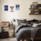 Baseball Wall Decor Sign Decorative Signs Chic Metal Signs for Boys Room Wall Decor Gift for Baseball Lovers (Color09)