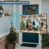 Memorial Day Veteran Metal Tin Sign Veteran You Are Braver Stronger Sign Veteran Horizontal Retro Tin Sign For Army Soldier Poster Gift Man Cave Office Home Coffee Bar Wall Decor 8x12 inch