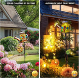 Solar Watering Can Light, Solar Yard Decorations Outdoor,Garden Decor Lights for Yard,IP65 Waterproof Hanging Lantern Lights,Outside Patio Lawn, Gifts for Mom Grandma Women Birthday