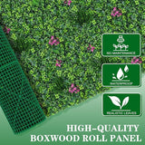 Grooy Boxwood Roll Panels, Grass Wall 60"x120"(50 SQFT), Grass Backdrop, Privacy Screen, Sun Protected Green Wall Decor for Outdoor, Indoor, Garden, Backyard and Décor