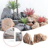 Fake Rock Foam Pseudorock Cover for Landscaping Decoration Courtyard Well Cover Outdoor Faux Stone Utility Concealment Durable Lightweight PU Material