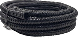 Sealproof 3/4" Dia Corrugated Pond Tubing 3/4-Inch ID, 20 FT Long, Black Kink Free Strong and Flexible Made in USA PVC Tubing