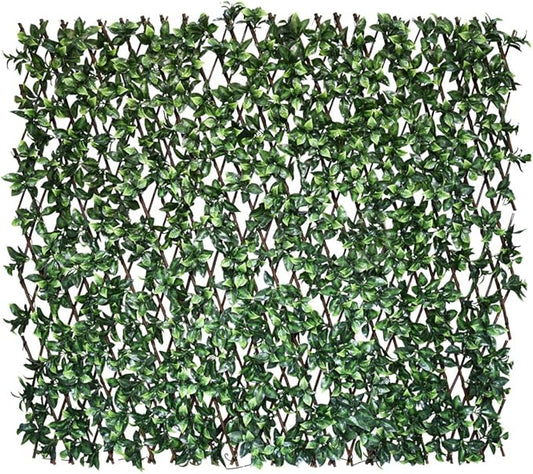 Expandable Fence Privacy Screen for Balcony Patio Outdoor,Decorative Faux Ivy Fencing Panel,Artificial Hedges (Single Sided Leaves)…7