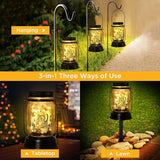 kyoryuger Cat Gift for Women Cat Gifts Solar Lantern, Cat Solar Lights Outdoor Cat Lover Gifts for Women Men Cat Lovers Gifts Hanging Cat Lanterns for Yard Garden Decor Waterproof Lantern Torches