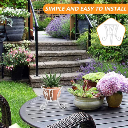 POPETPOP Metal Gazing Ball Stand 4.92In Decorative Sphere Display Base for Garden Patio Lawn Crystal Globe Holder Stable Support for Home and Office