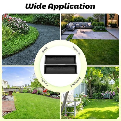 Concrete Mold Stepping Stone, Concrete Cement Mold, Reusable Path Maker Mold, DIY Walkway Stepping Stones Mold, Decor Mold for Garden Walkway, Personalized Manual Garden Lawn Stepping Stones (Plank)