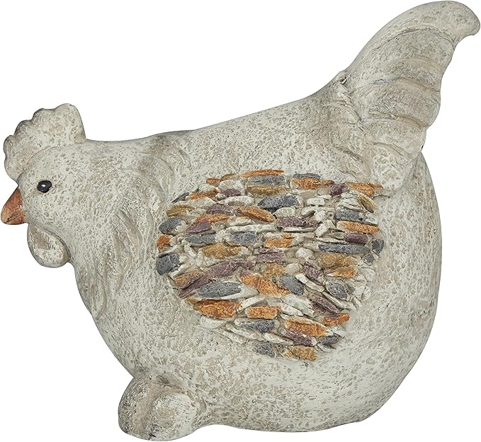 Unknown1 Grey Polystone Farmhouse Garden Sculpture 15 X 11 13 Resin Portable