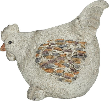 Unknown1 Grey Polystone Farmhouse Garden Sculpture 15 X 11 13 Resin Portable