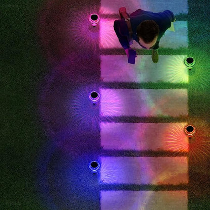 Priddop Solar Lights Outdoor Pathway Waterproof 8 Pack Color Changing LED Acrylic Mushroom Decorative Garden Lights for Yard Landscape Patio Outside Decorations