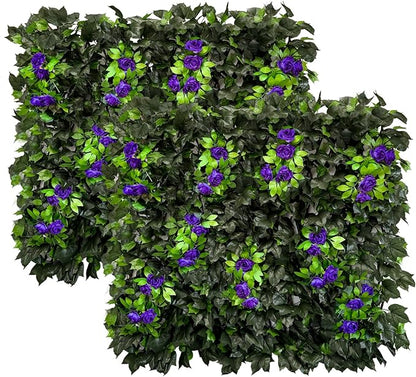 Artificial Expandable Ivy Privacy Fence Screen,Adjustable Size,Dense Leaf Panel,Perfect for Balcony,Garden,Fence Cover and Green Wall Decoration