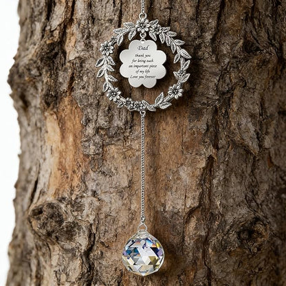 Thank You Gifts for Dad,Suncatcher Birthday for Men,Sun Catcher Gifts for Dad Christmas Birthday Thanksgiving