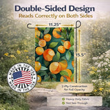 Caroline's Treasures Florida Orange Blossom in Watercolor Garden Flag Mailbox Flag Decorative Yard Flag Banner Outside Patio Artwork Yard Flower Beds, Garden Size, Multicolor