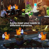 Upgraded Solar Garden Lights, Outdoor Decor - Solar Squirrel Stake Lights, Colorful LED, IP65 Waterproof, for Yard, Patio, Garden, Lawn Decoration