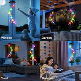 Solar Dolphin Gift for Mom Grandma Girls, Color Changing Wind Chimes for Outside, Solar Outdoor Decorative Mobile Lights for Garden, Yard, Patio, Window, Party, Christmas Decorations