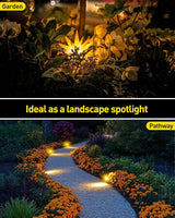 T-SUN Colored Pond Lights, Bright LED Underwater Pond Light Submersible Fountain Lights APP and Remote Control,Dimmable,Timer, IP68 Waterproof Fish Tank Light for Aquarium Fountain Garden (4-Head)