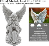 Angel Statues for Garden, 11" Angel Garden Statues Outdoor, Garden Angels Outdoor/Outside Statue, Praying Angel Grave Decorations