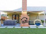 Metal Pool Sign, Personalized Family Pool Sign,Poolside Paradise Sign, Backyard Patio Sign,Swimming Metal Sign, Last Name Pool Sign, Pool Signs and Decor Outdoor, Custom Pool Sign(E)