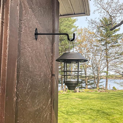 10 Inch 2 Pack Plant Hangers Outdoor or Indoor Plant Hooks Hanging Plant Bracket for Home Decor Bird Feeders