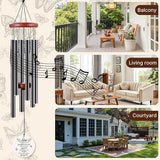 BeauGift Memorial Gifts for Loss of Son, 32" Ceramic Wind Chimes for Loss of Son, Bereavement Remembrance Sympathy Gift for Loss of Son, Son Grieving Gifts