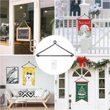 HOOSUN Garden Flag Hanger Holder for Outside,12 x 18 Garden Flag Hanger Stand for Wall Door Decorative Flags,Premium Wall Hanging Banner Hangers for Front Door Windows Halloween Decorations(2 Pack)