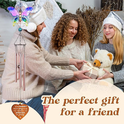 Friend Gifts for Women, Best Friend Wind Chimes, Birthday for Best Friends Woman, Friendship Gift, Soul Sister, Bestie, Long Distance Gift