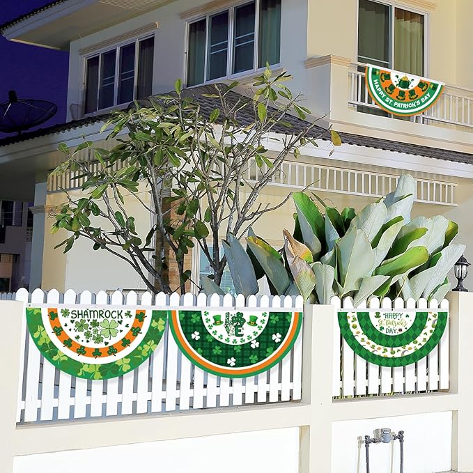 Lounsweer 12 Pcs Easter Bunting Flag Banners 3 x 1.5 ft Easter Bunting Garden Flag Hanging Decor Polyester for Holiday Lawn Yard Outdoor Decor