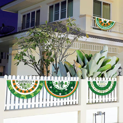 Lounsweer 12 Pcs Easter Bunting Flag Banners 3 x 1.5 ft Easter Bunting Garden Flag Hanging Decor Polyester for Holiday Lawn Yard Outdoor Decor